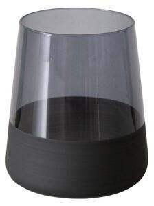 Szklanka do wody lub drinków MOLUNA, czarne szkło, 380 ml