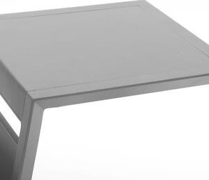 Aluminiowy stolik z gazetnikiem ALLURE