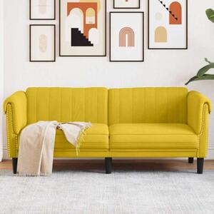 Sofa dwuosobowa, Å¼Ã³Åta, aksamit