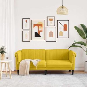 Sofa dwuosobowa, Å¼Ã³Åta, aksamit