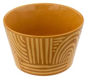 Miska ceramiczna z geometrycznym wzorem SOLEYA, 570 ml