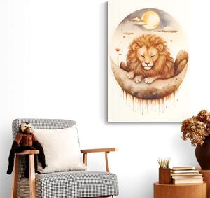 Obraz rozmarzona lew
