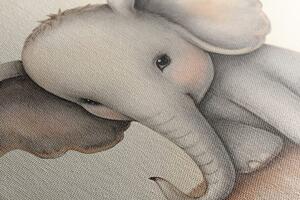 Obraz rozmarzony słonik