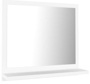 Lustro Åazienkowe, biaÅe 40x10,5x37 cm, materiaÅ drewnopochodny