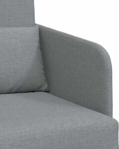 Sofa bed jasnoszary 65 x 80 x 83 cm tkanina