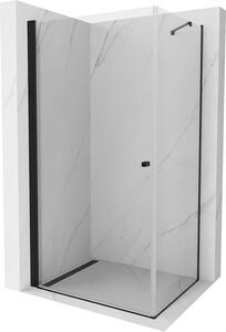 Mexen Pretoria kabina prysznicowa uchylna 100 x 110 cm, transparent, czarna - 852-100-110-70-00