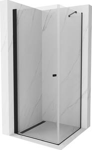 Mexen Pretoria kabina prysznicowa uchylna 90 x 90 cm, transparent, czarna - 852-090-090-70-00