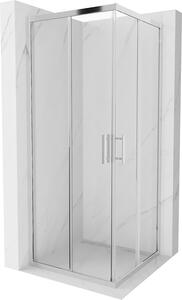 Mexen Rio kabina prysznicowa kwadratowa 80 x 80 cm, transparent, chrom - 860-080-080-01-00