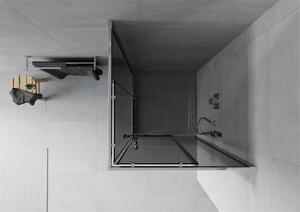 Mexen Rio kabina prysznicowa kwadratowa 70 x 70 cm, grafit, chrom - 860-070-070-01-40