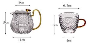 Ekskluzywny zestaw do herbaty, Rodzaj: 2 sztuki filiżanek