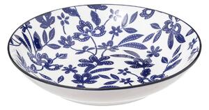 Głęboki talerz do zupy z porcelany MARIA, wzór w kwiaty, Ø 20 cm