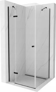 Mexen Roma kabina prysznicowa uchylna 90 x 90 cm, transparent, czarna - 854-090-090-70-00