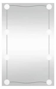 Lustro Åcienne z LED, 40x60 cm, szklane, prostokÄ tne