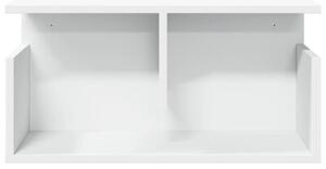 Półka ścienna, 60x20x30 cm, biała, materiał drewnopochodny