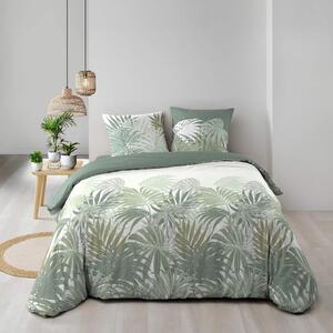 Zielona bawełniana pościel dwuosobowa 240x220 cm Nymea – douceur d'intérieur