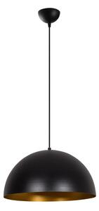 Czarna lampa wisząca z metalowym kloszem ø 40 cm Coppa – Opviq lights
