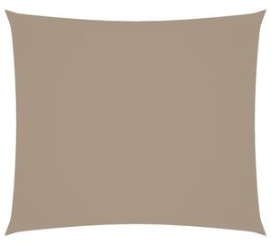 Prostokątny żagiel ogrodowy, tkanina oxford, 2x2,5 m, taupe