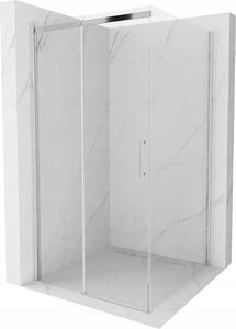 Mexen Omega kabina prysznicowa rozsuwana 100 x 100 cm, transparent, chrom - 825-100-100-01-00