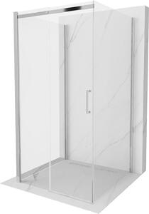 Mexen Omega kabina prysznicowa 3-ścienna, rozsuwana 100 x 100 cm, transparent, chrom - 825-100-100-01-00-3S