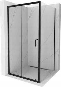 Mexen Apia kabina prysznicowa rozsuwana 90 x 90 cm, transparent, czarna - 840-090-090-70-00
