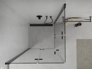Mexen Lima Duo kabina prysznicowa składana 70 x 70 cm, transparent, czarna - 856-070-070-70-00-02