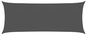 Żagiel przeciwsłoneczny, 160 g/m², czarny, 2x5 m, hdpe