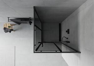 Mexen Rio kabina prysznicowa kwadratowa 90 x 90 cm, grafit, czarna - 860-090-090-70-40
