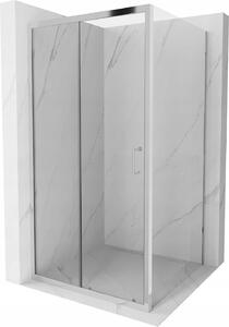 Mexen Apia kabina prysznicowa rozsuwana 100 x 100 cm, transparent, chrom - 840-100-100-01-00