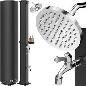 Prysznic solarny z pokrywą HAVANA, 35 l, czarny Casaria