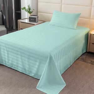 Hotelowe prześcieradło z mikrofibry 140x240 cm i poszewka na poduszkę 50x70 cm JASMINE, miętowy Typ zapięcia: Zamek błyskawiczny