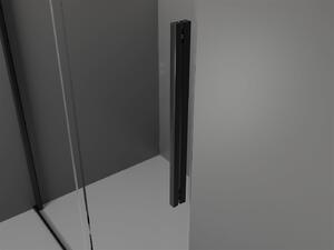 Mexen Velar kabina prysznicowa rozsuwana 130 x 70 cm, transparent, czarna - 871-130-070-01-70