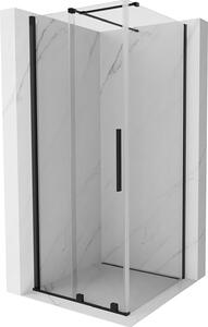 Mexen Velar kabina prysznicowa rozsuwana 100 x 100 cm, transparent, czarna - 871-100-100-01-70