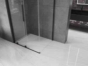 Mexen Velar kabina prysznicowa rozsuwana 90 x 70 cm, transparent, czarna - 871-090-070-01-70