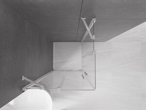 Mexen Velar Duo kabina prysznicowa rozsuwana 90 x 90 cm, transparent, chrom - 871-090-090-02-01