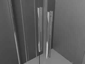 Mexen Velar Duo drzwi prysznicowe rozsuwane 170 cm, transparent, chrom - 871-170-000-02-01