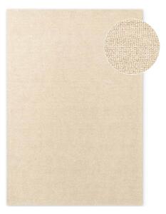 Beżowy wełniany dywan tkany ręcznie 140x200 cm Puristic Knots – Elle Decoration
