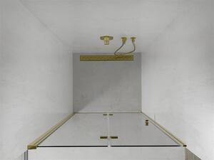 Mexen Lima drzwi prysznicowe składane 100 cm, transparent, złote - 856-100-000-50-00