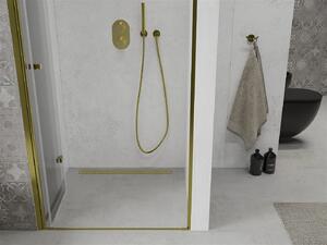 Mexen Lima drzwi prysznicowe składane 70 cm, transparent, złote - 856-070-000-50-00