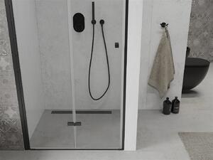 Mexen Lima drzwi prysznicowe składane 110 cm, transparent, czarne - 856-110-000-70-00
