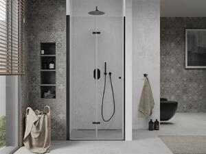 Mexen Lima drzwi prysznicowe składane 110 cm, transparent, czarne - 856-110-000-70-00