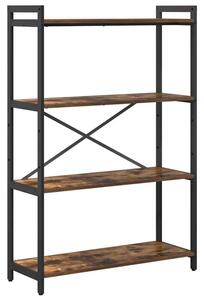 Półka na książki dąb wędzony 80 x 30 x 120 cm