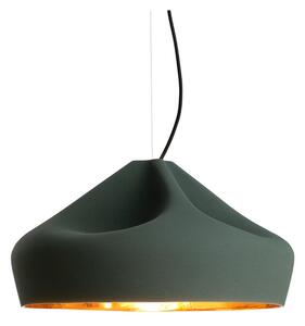 Marset - Pleat Box 47 Lampa Wisząca E27 Ciemny Zielony/Złoty