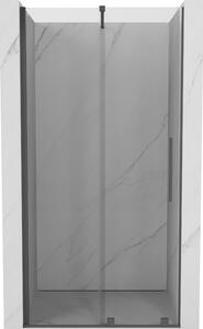 Mexen Velar drzwi prysznicowe rozsuwane 90 cm, transparent, gun gray szczotkowany - 871-090-000-01-66