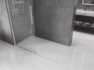 Mexen Velar ścianka prysznicowa rozsuwana Walk-in 150 x 200 cm, transparent 8 mm, chrom - 871-150-000-03-01