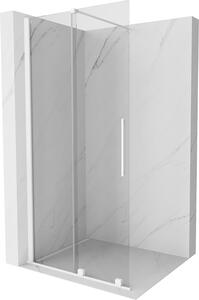 Mexen Velar ścianka prysznicowa rozsuwana Walk-in 70 x 200 cm, transparent 8 mm, biała - 871-070-000-03-20