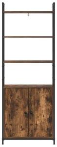 Szafka na książki dąb wędzony 60 x 24 x 161 cm