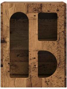 Stolik nocny stare drewno 40 x 35 x 50 cm