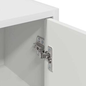Nowoczesna szafka Łazienkowa biała z drzwiami na zawiasach 39 x 23,5 x 65 cm