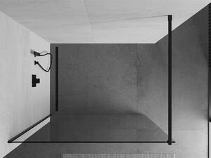 Mexen Kioto ścianka prysznicowa Walk-in 180 x 200 cm, transparent 8 mm, czarna - 800-180-101-70-00