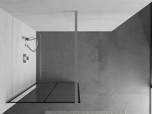 Mexen Kioto ścianka prysznicowa Walk-in 80 x 200 cm, czarny wzór 8 mm, chrom - 800-080-101-01-77